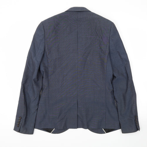 Topman Mens Blue   Jacket Blazer Size 36