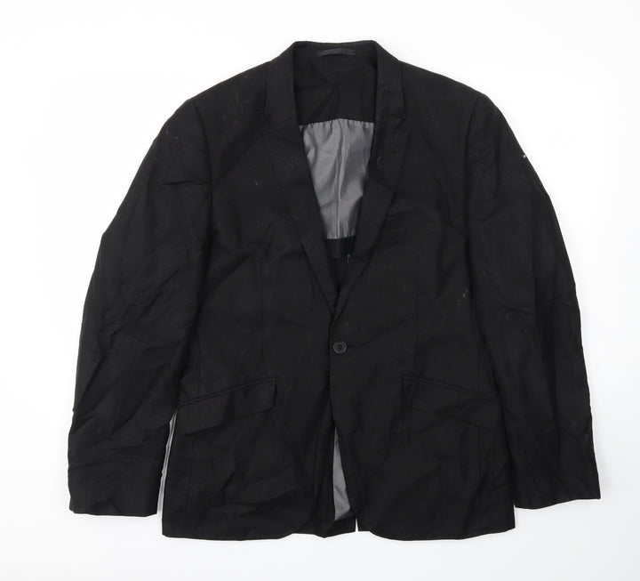 Butler and Webb Mens Black Jacket Blazer Size 40
