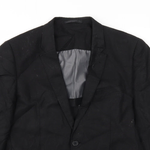 Butler and Webb Mens Black   Jacket Blazer Size 40