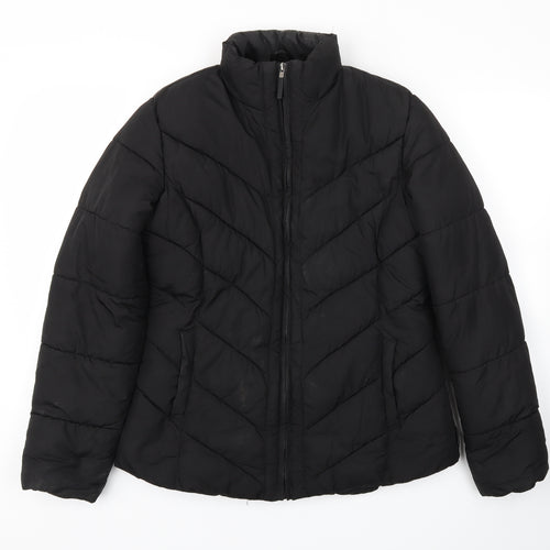 George Womens Black   Jacket Coat Size 12