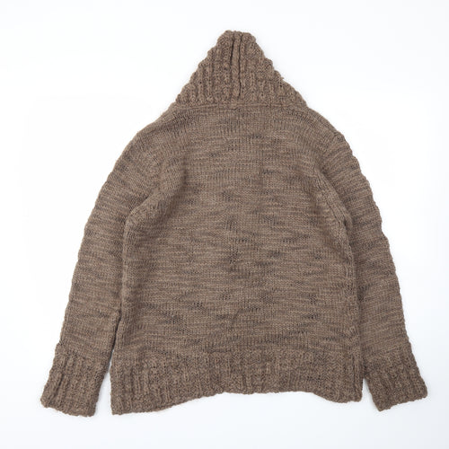 M&S Womens Brown   Cardigan Jumper Size 16