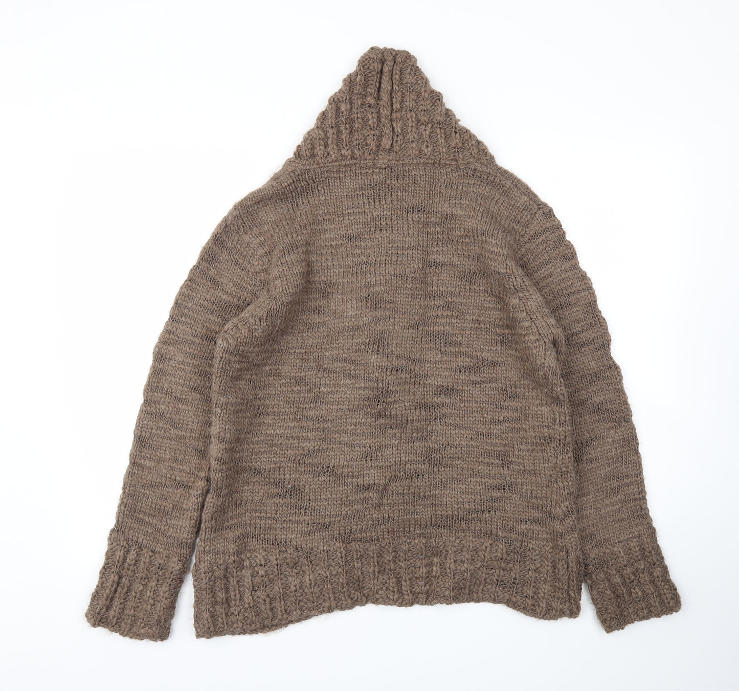 M&S Womens Brown   Cardigan Jumper Size 16