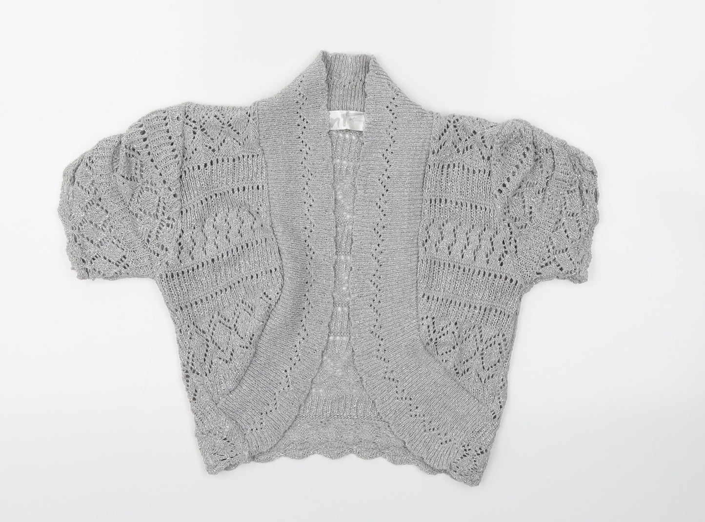 Internacionale Womens Grey   Cardigan Jumper Size 14
