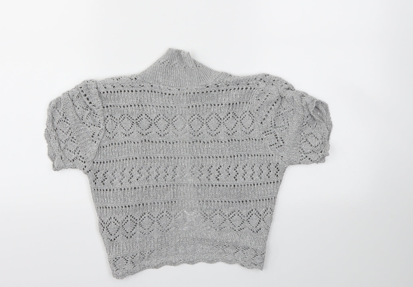 Internacionale Womens Grey   Cardigan Jumper Size 14