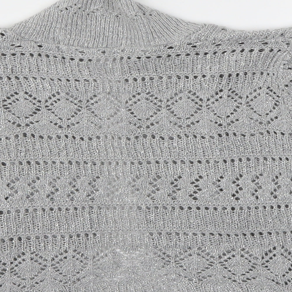 Internacionale Womens Grey   Cardigan Jumper Size 14