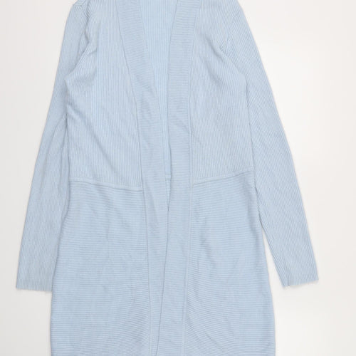 CC Womens Blue Houndstooth  Cardigan Jumper Size S