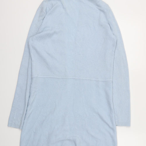 CC Womens Blue Houndstooth  Cardigan Jumper Size S