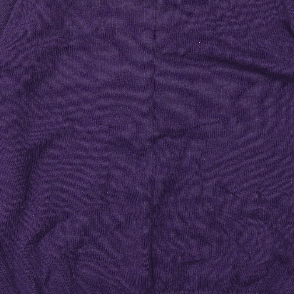 Maine Mens Purple   Pullover Sweatshirt Size L