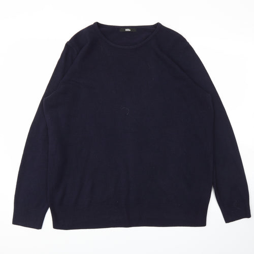 M&S Womens Blue   Pullover Jumper Size 20