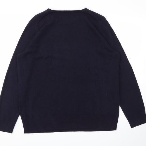 M&S Womens Blue   Pullover Jumper Size 20