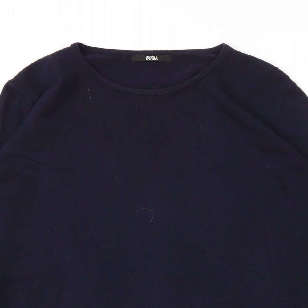 M&S Womens Blue   Pullover Jumper Size 20