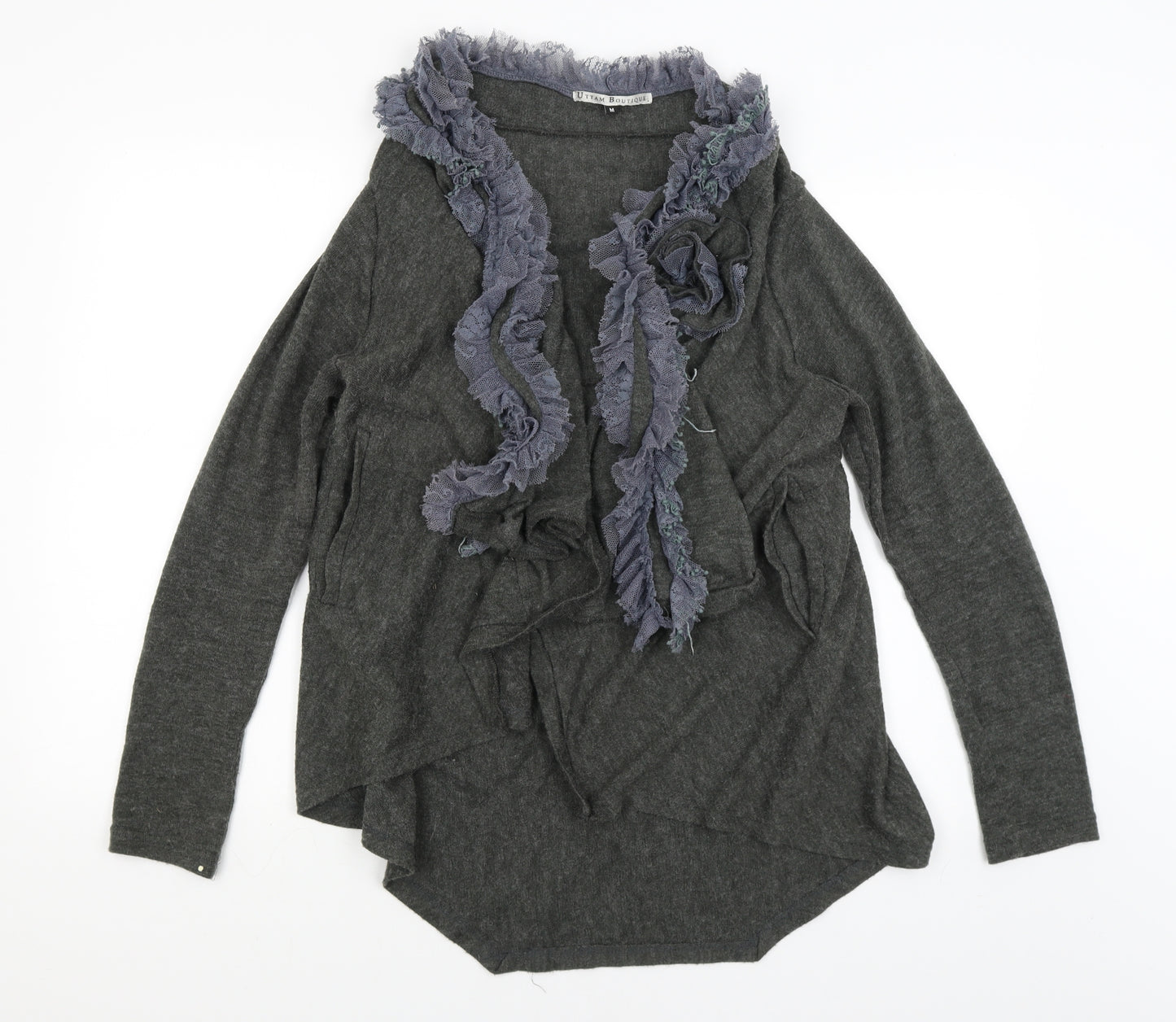 Uttam Boutique Womens Green   Wrap Jumper Size M