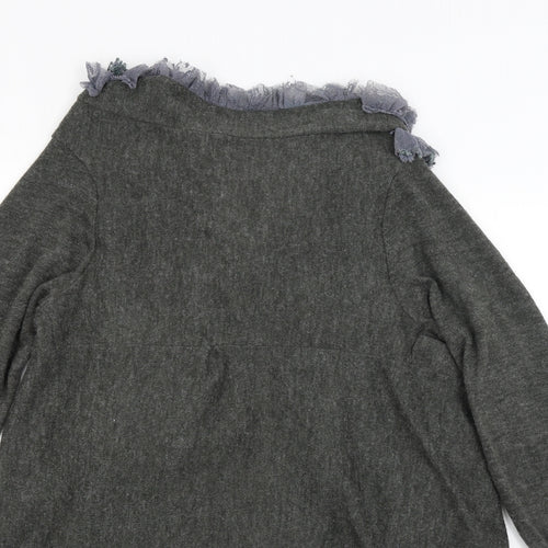 Uttam Boutique Womens Green   Wrap Jumper Size M