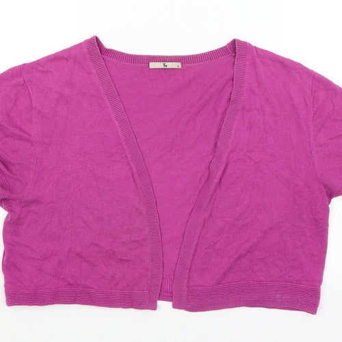 TU Womens Pink   Wrap Jumper Size 16