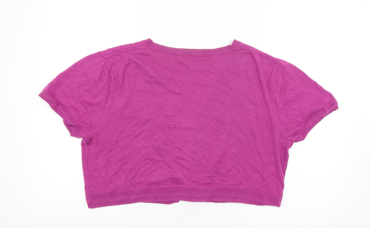 TU Womens Pink   Wrap Jumper Size 16