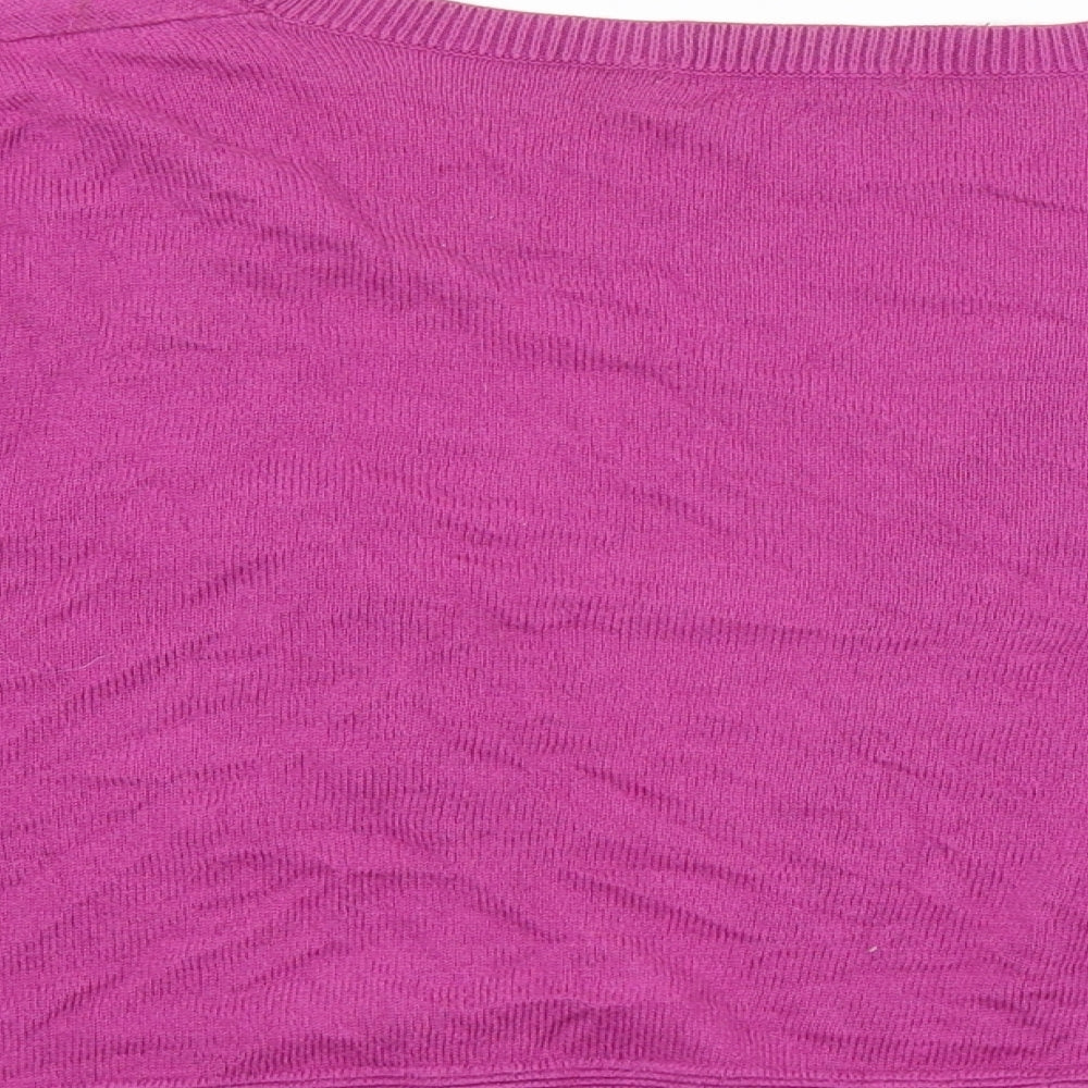 TU Womens Pink   Wrap Jumper Size 16