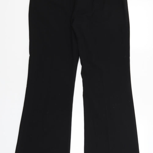 M&S Womens Black   Dress Pants Trousers Size 12 L32.5 in