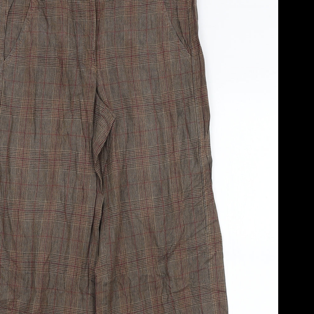M&S Womens Brown   Trousers  Size 12 L28 in