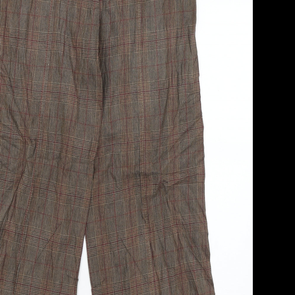 M&S Womens Brown   Trousers  Size 12 L28 in