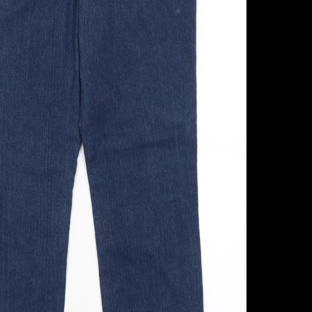 M&Co Womens Blue   Straight Jeans Size 14 L27 in