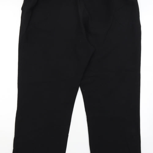 Preworn Womens Black   Trousers  Size 16 L25 in