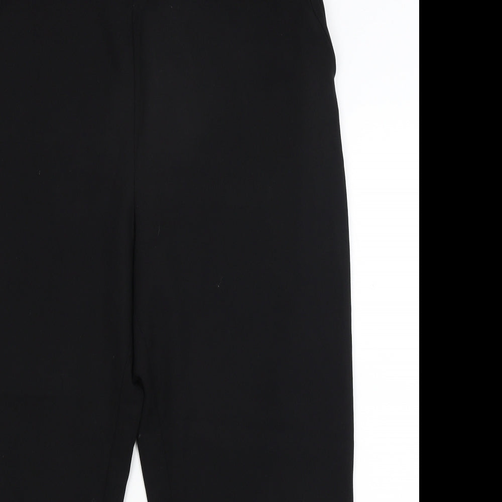 Preworn Womens Black   Trousers  Size 16 L25 in