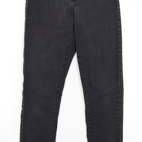 Denim Co Womens Black   Skinny Jeans Size 14 L27 in