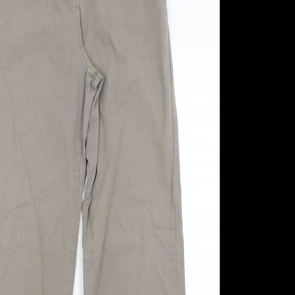 TU Womens Grey   Chino Trousers Size 10 L29.5 in