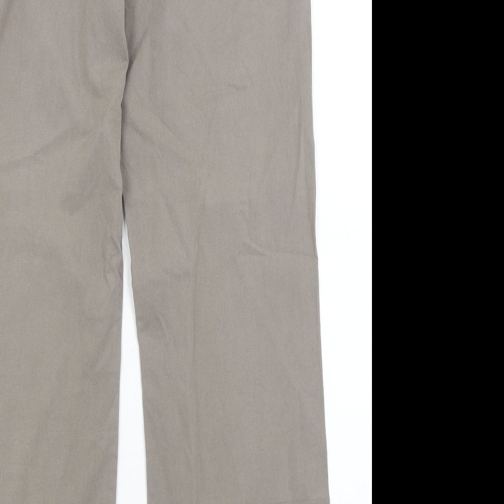 TU Womens Grey   Chino Trousers Size 10 L29.5 in