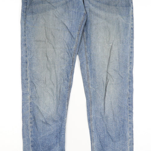 Preworn Womens Blue   Skinny Jeans Size 12 L30 in