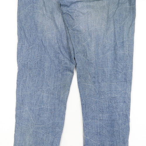 Preworn Womens Blue   Skinny Jeans Size 12 L30 in