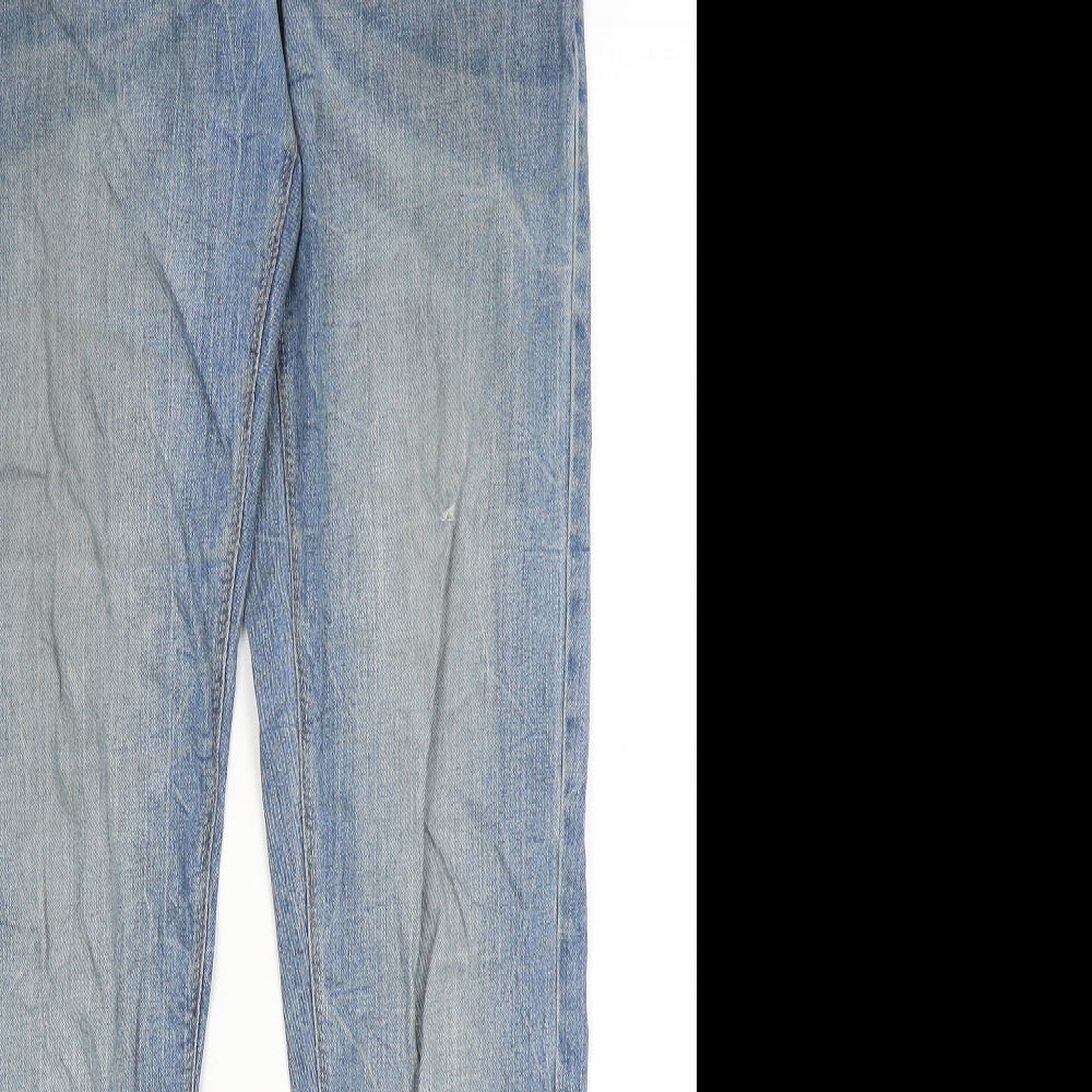 Preworn Womens Blue   Skinny Jeans Size 12 L30 in