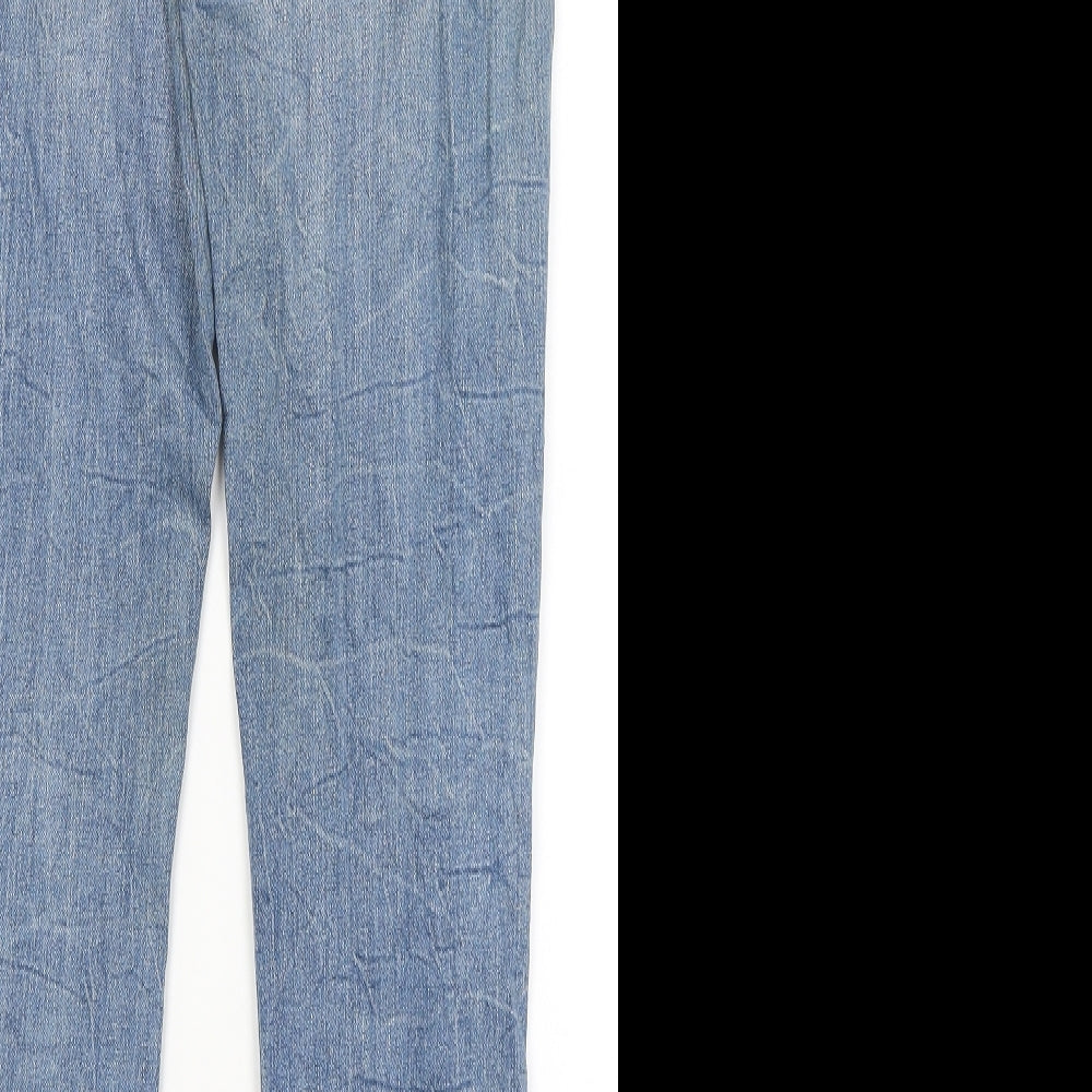 Preworn Womens Blue   Skinny Jeans Size 12 L30 in