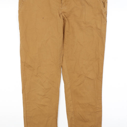 Pimkie Womens Brown   Chino Trousers Size 8 L27 in