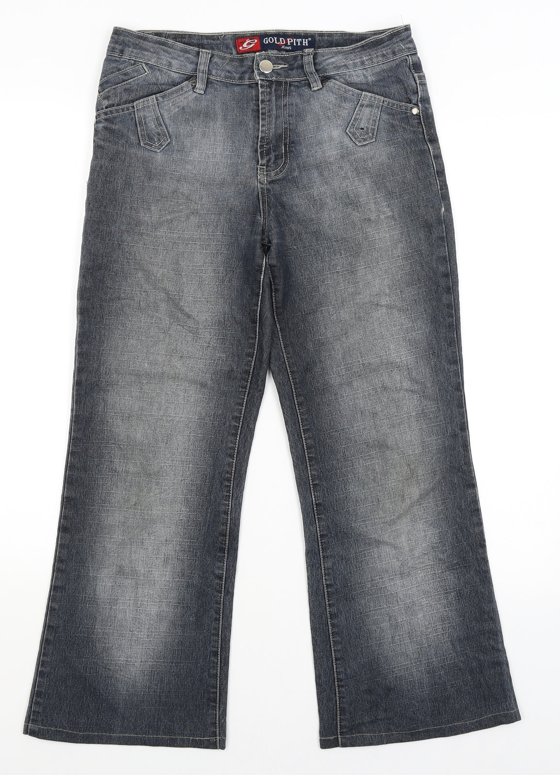 Gold Pith Mens Blue   Flared Jeans Size 28 in L25 in