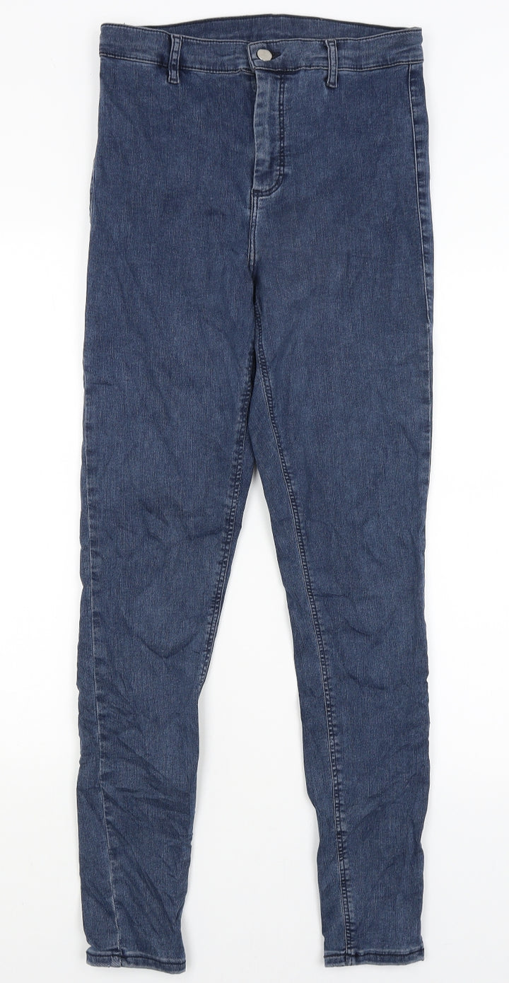 Topshop Mens Blue Skinny Jeans Size 30 in L29 in