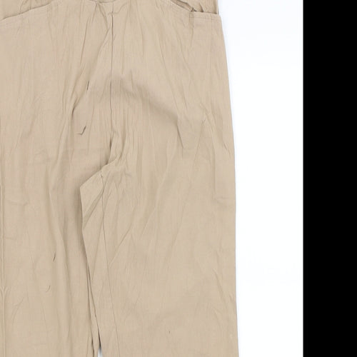 Emeliax Classics Womens Brown   Cropped Trousers Size S L21 in