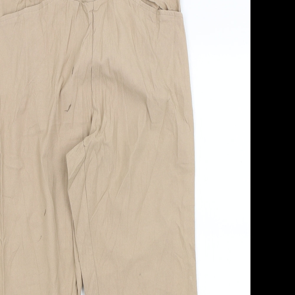 Emeliax Classics Womens Brown   Cropped Trousers Size S L21 in