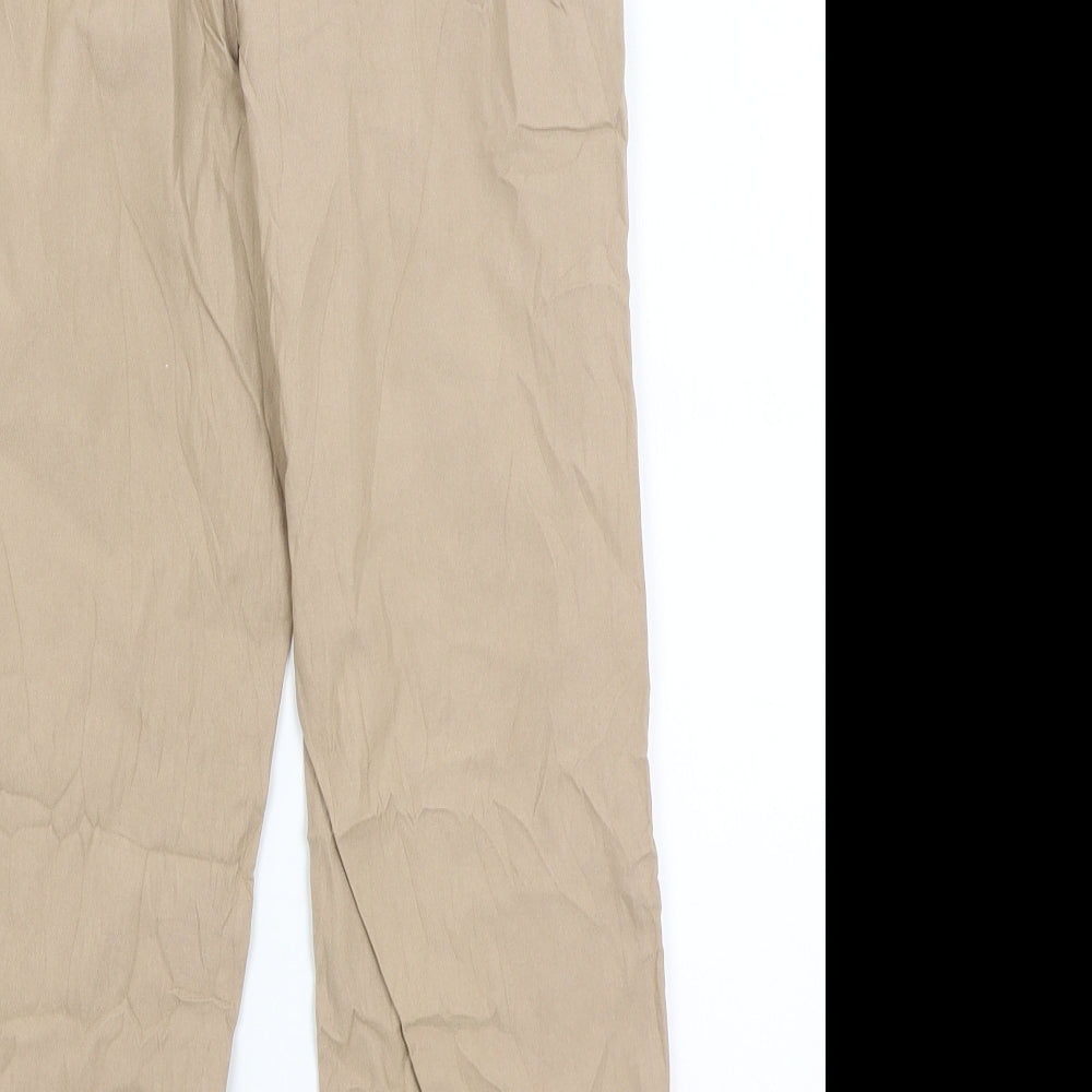 Emeliax Classics Womens Brown   Cropped Trousers Size S L21 in