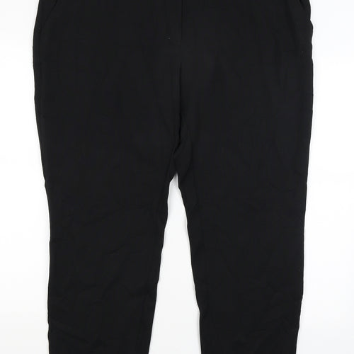 Very  Womens Black   Dress Pants Trousers Size 18 L28.5 in