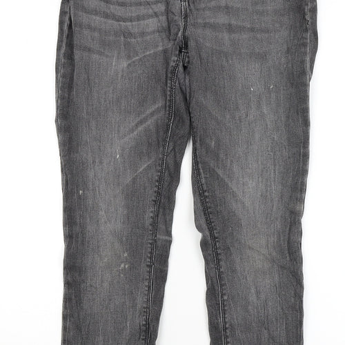 Denim Co Womens Grey   Skinny Jeans Size 14 L27 in