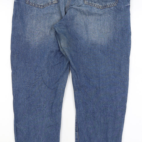 Bershka Mens Blue   Straight Jeans Size 32 in L29 in