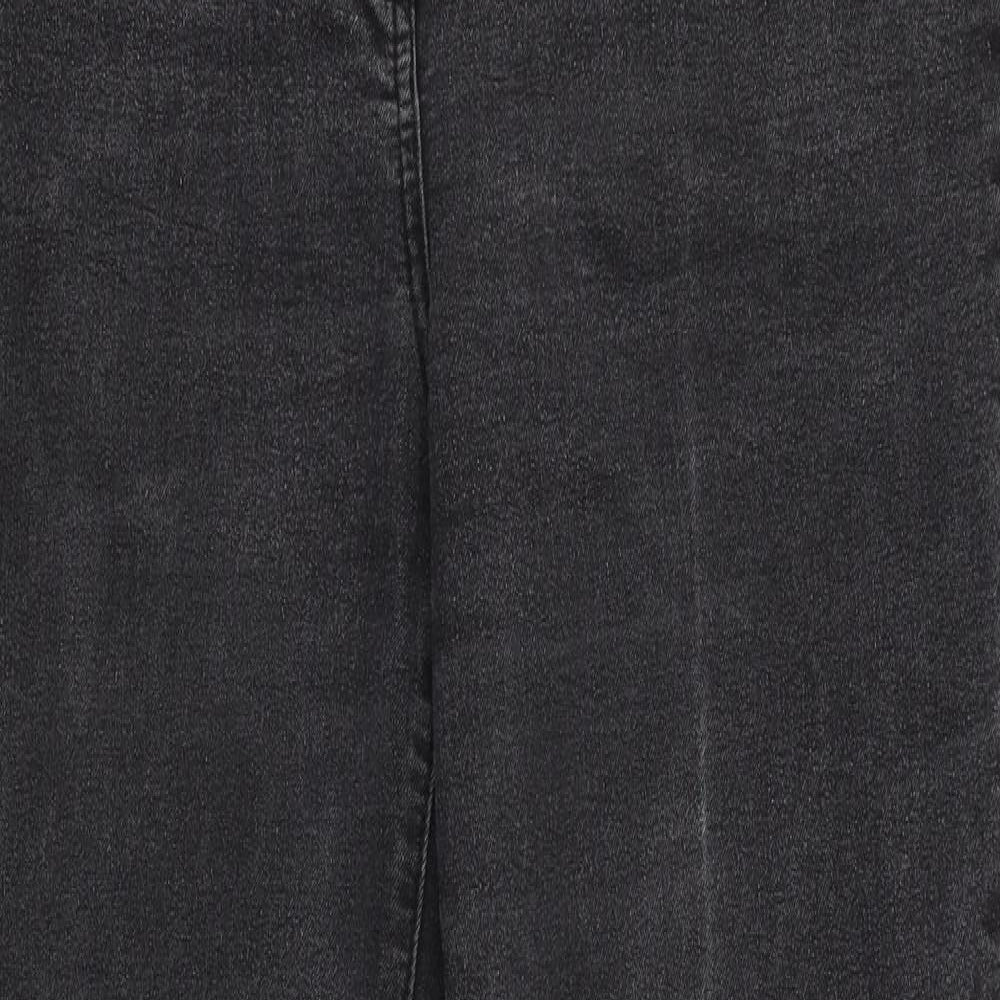 David Emanuel Womens Grey   Bootcut Jeans Size 16 L30 in