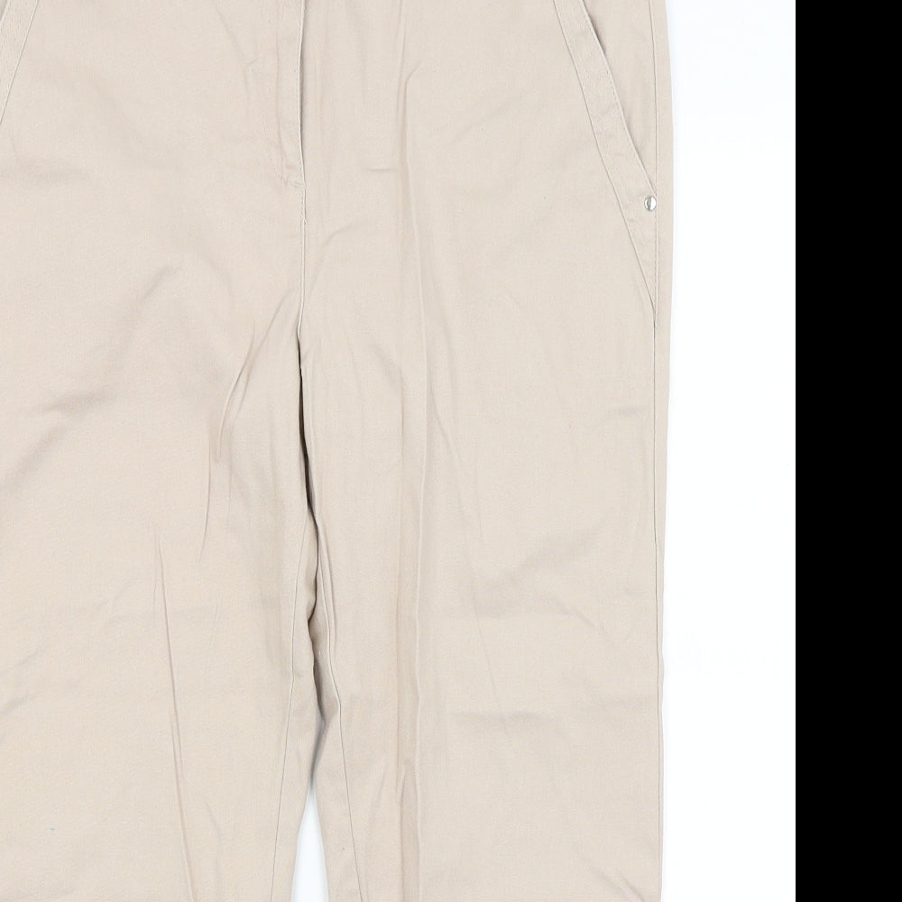 Wallis Womens Pink   Cropped Trousers Size 14 L23 in