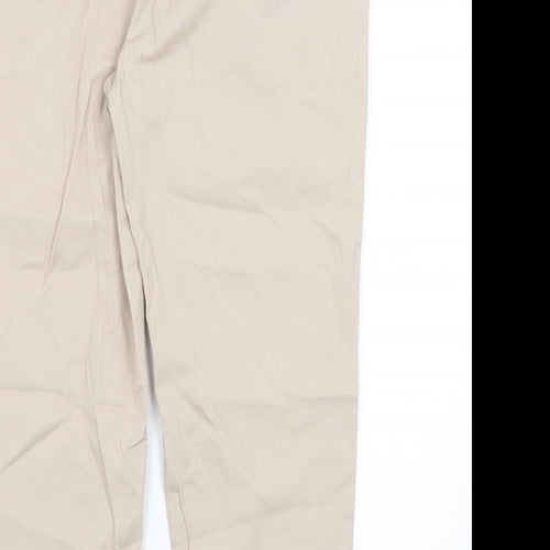 Wallis Womens Pink   Cropped Trousers Size 14 L23 in