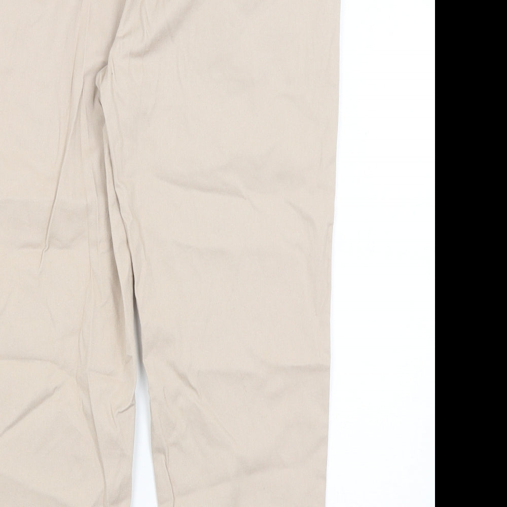 Wallis Womens Pink   Cropped Trousers Size 14 L23 in