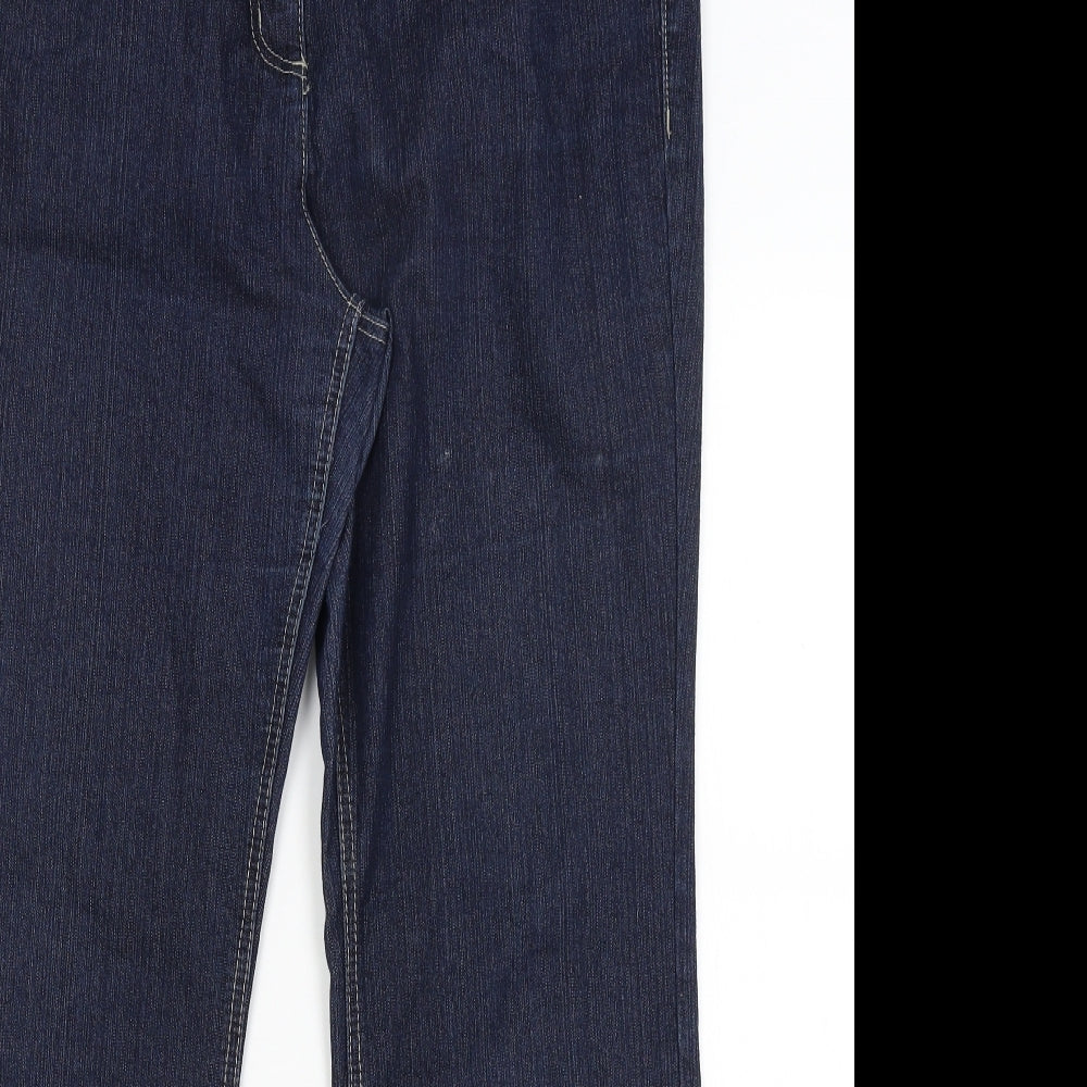 Debenhams Womens Blue   Bootcut Jeans Size 16 L30 in