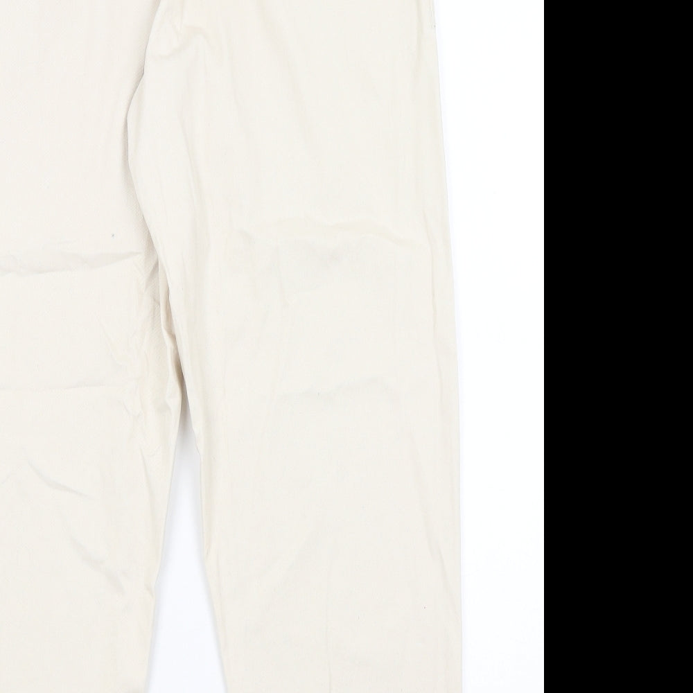 New Look Womens White   Mom Jeans Size 14 L27 in