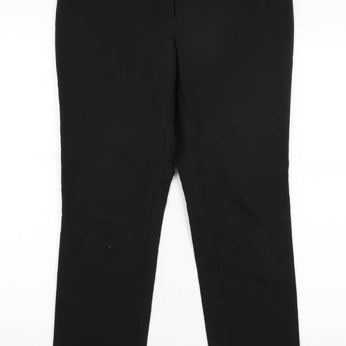 H&M Womens Black   Dress Pants Trousers Size 12 L27 in