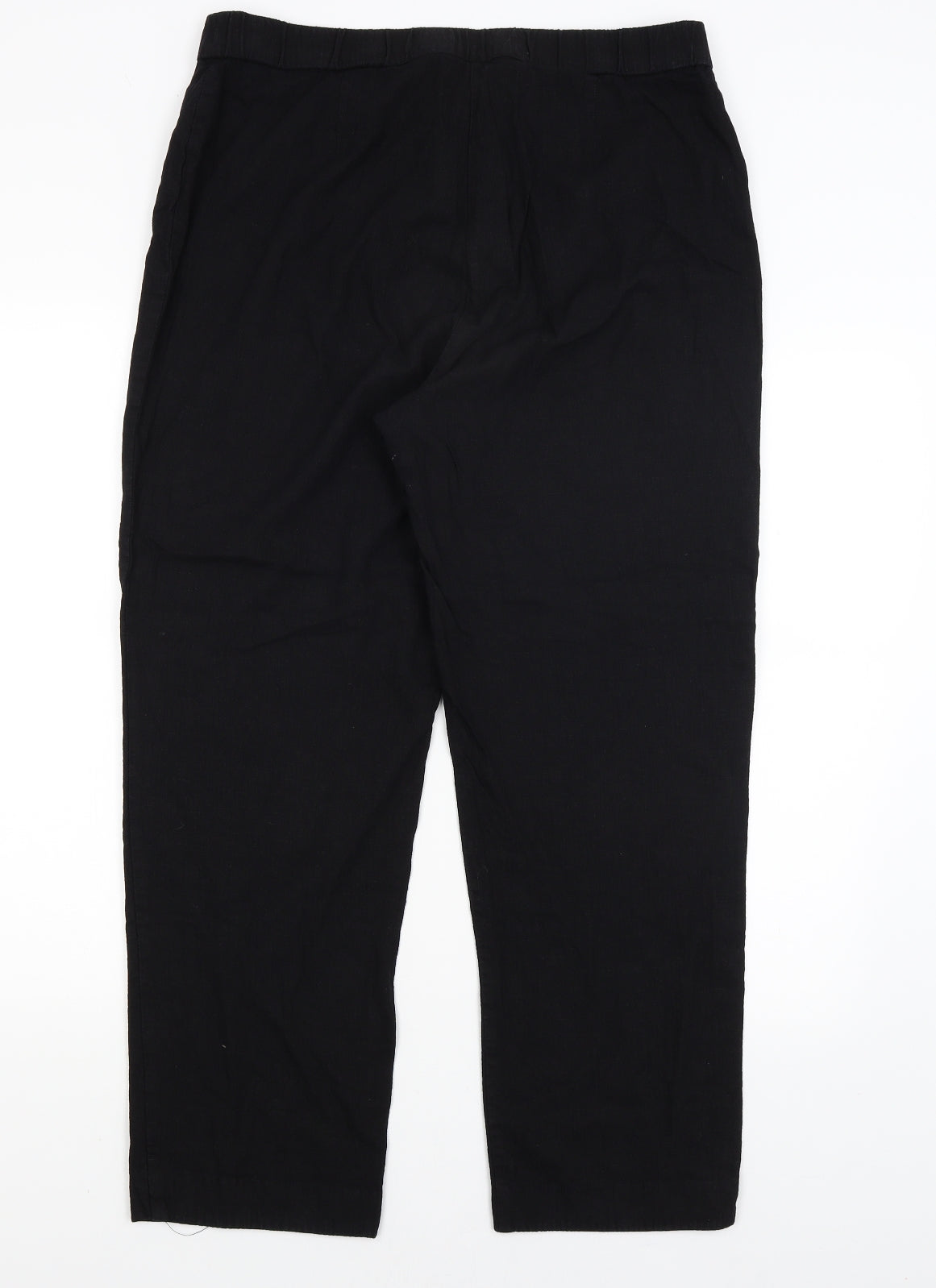 Magi Womens Black   Trousers  Size 18 L27 in